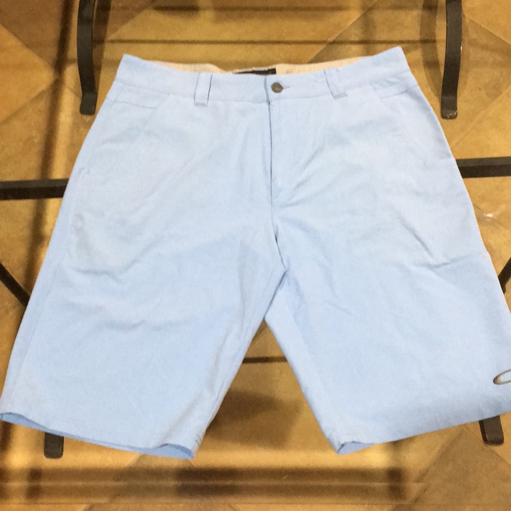 Oakley light blue shorts 34.